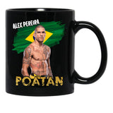 Alex Pereira - Poatan (1) Black Coffee Mug, Gift Coffee Mug - Black