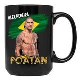 Alex Pereira - Poatan (1) Black Coffee Mug, Gift Coffee Mug