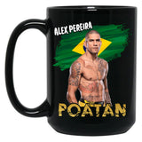 Alex Pereira - Poatan (1) Black Coffee Mug, Gift Coffee Mug