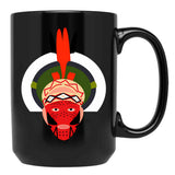Alex Pereira Poatan Black Coffee Mug, Gift Coffee Mug