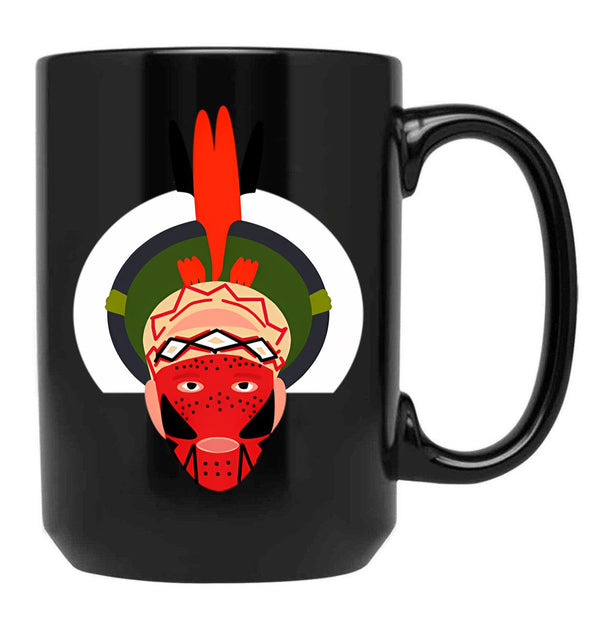 Alex Pereira Poatan Black Coffee Mug, Gift Coffee Mug
