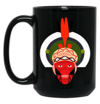 Alex Pereira Poatan Black Coffee Mug, Gift Coffee Mug