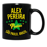 Alex Pereira Roots (Clean) (1) Black Coffee Mug, Gift Coffee Mug - Black