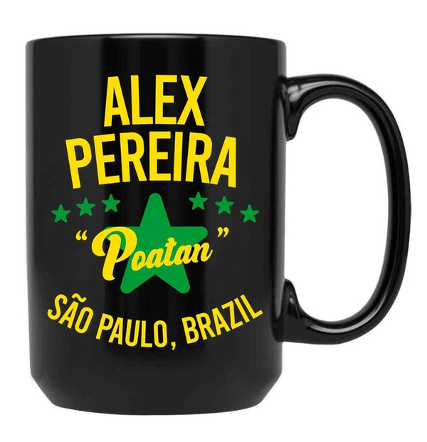 Alex Pereira Roots (Clean) (1) Black Coffee Mug, Gift Coffee Mug