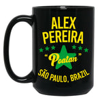 Alex Pereira Roots (Clean) (1) Black Coffee Mug, Gift Coffee Mug