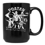 Alex Pereira Mug Poatan Black Vintage Alex Pereira Black Coffee Mug, Gift Coffee Mug
