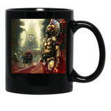 Alex Pereira The Brazilian Fighter Black Coffee Mug, Gift Coffee Mug - Black