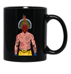 Alex Pereira Tribal Black Coffee Mug, Gift Coffee Mug - Black