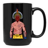 Alex Pereira Tribal Black Coffee Mug, Gift Coffee Mug