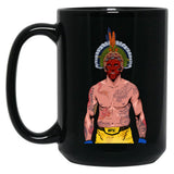 Alex Pereira Tribal Black Coffee Mug, Gift Coffee Mug