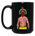 Alex Pereira Tribal Black Coffee Mug, Gift Coffee Mug