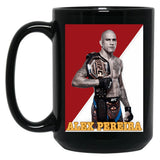 Alex Pereira (13) Black Coffee Mug, Gift Coffee Mug