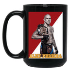 Alex Pereira (13) Black Coffee Mug, Gift Coffee Mug