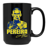 Alex Pereira (2) Black Coffee Mug, Gift Coffee Mug