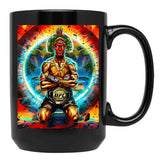 Alex Pereira (2) Black Coffee Mug, Gift Coffee Mug