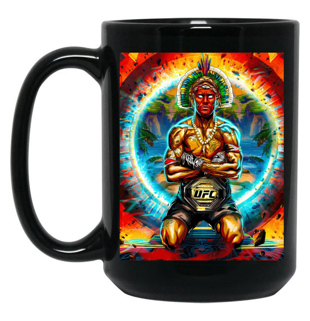 Alex Pereira (2) Black Coffee Mug, Gift Coffee Mug
