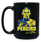 Alex Pereira (2) Black Coffee Mug, Gift Coffee Mug
