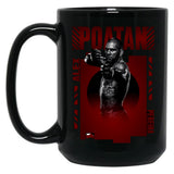 Alex Pereira (3) Black Coffee Mug, Gift Coffee Mug