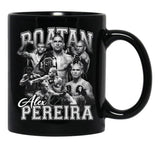 Alex Pereira (6) Black Coffee Mug, Gift Coffee Mug - Black