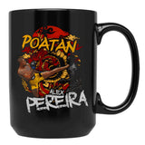 Alex Pereira (7) Black Coffee Mug, Gift Coffee Mug