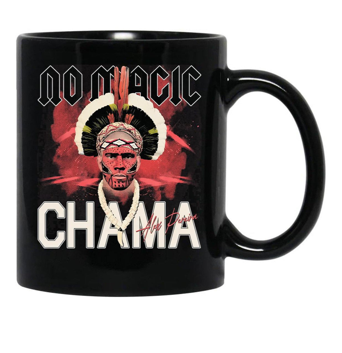 Alex Pereira (9) Black Coffee Mug, Gift Coffee Mug - Black