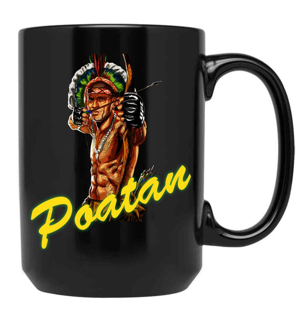 Alex Pereira Black Coffee Mug, Gift Coffee Mug