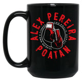 Alex Pereira4 Black Coffee Mug, Gift Coffee Mug