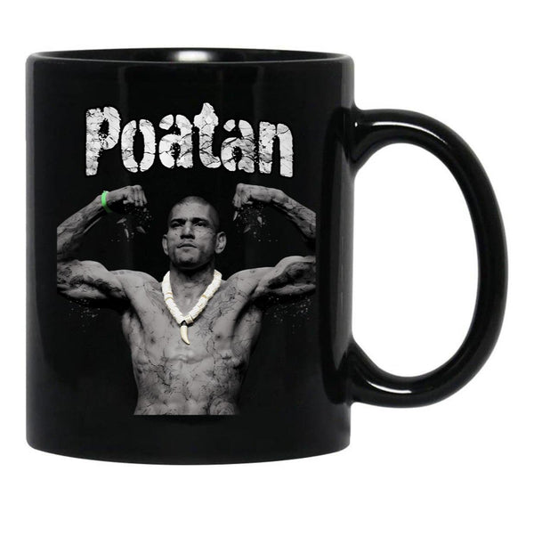 Alex Poatan Pereira (1) Black Coffee Mug, Gift Coffee Mug - Black