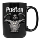 Alex Poatan Pereira (1) Black Coffee Mug, Gift Coffee Mug
