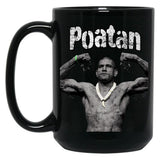 Alex Poatan Pereira (1) Black Coffee Mug, Gift Coffee Mug