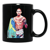 Alex Poatan Pereira (2) Black Coffee Mug, Gift Coffee Mug - Black