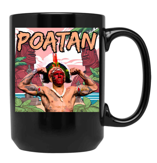 Alex Poatan Pereira (2) Black Coffee Mug, Gift Coffee Mug