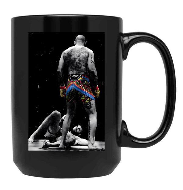 Alex Poatan Pereira (3) Black Coffee Mug, Gift Coffee Mug