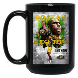 Alex Poatan Pereira (4) Black Coffee Mug, Gift Coffee Mug