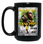 Alex Poatan Pereira (4) Black Coffee Mug, Gift Coffee Mug