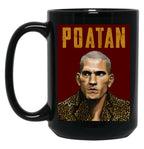 Alex Poatan Pereira (5) Black Coffee Mug, Gift Coffee Mug