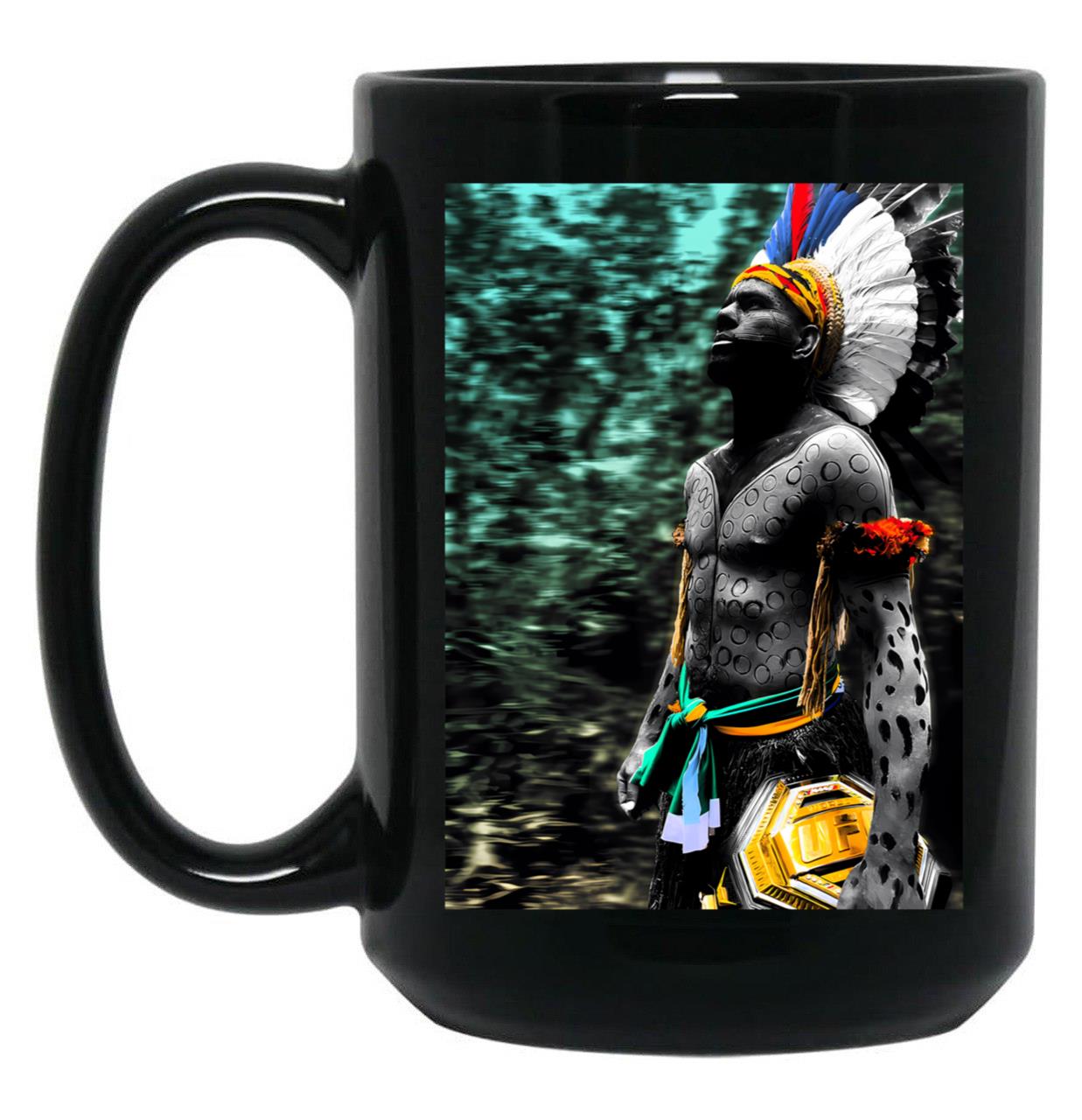 Alex Poatan Pereira (9) Black Coffee Mug, Gift Coffee Mug