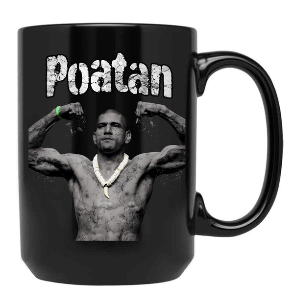 Alex Poatan Pereira Black Coffee Mug, Gift Coffee Mug
