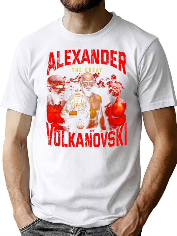 Alexander Volkanovski Volk Vintage T-Shirt for Men & Women, T-Shirts Graphic Tee - White