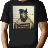 Alf Mugshot T-Shirt for Men & Women, T-Shirts Graphic Tee - Black
