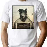 Alf Mugshot T-Shirt for Men & Women, T-Shirts Graphic Tee - White