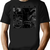 Alien Xenomorph  Alien Phases Essential Premium Heavyweight Cotton T-Shirt - Black