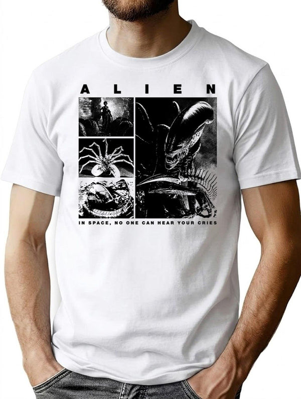 Alien Xenomorph  Alien Phases Essential Premium Heavyweight Cotton T-Shirt - White
