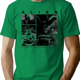 Alien Xenomorph  Alien Phases Essential Premium Heavyweight Cotton T-Shirt - Green