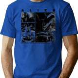 Alien Xenomorph  Alien Phases Essential Premium Heavyweight Cotton T-Shirt - Blue