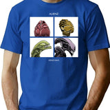 Alienz Xeno Days Premium Heavyweight Cotton T-Shirt - Blue