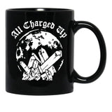 All Charged Up Black Coffee Mug, Gift Coffee Mug - Black