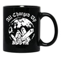 All Charged Up Black Coffee Mug, Gift Coffee Mug - Black