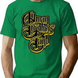 All_Man Brothers T-Shirt for Men & Women, T-Shirts Graphic Tee - Green