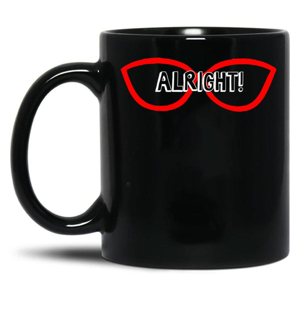 Alright Black Coffee Mug, Gift Coffee Mug - Black